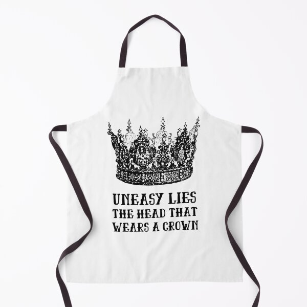 Item preview, Shakespeare Quote Uneasy lies the head that wears a crown Henry IV designed and sold by violet-hope.
