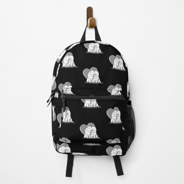Item preview, American Eskimo Dog Couple Funny Gift Idea For Pet Owners And Dog Lovers designed and sold by MqHStore.