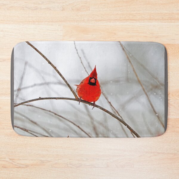 Item preview, Winter Male Northern Red Cardinal Attitude designed and sold by Deb Oppermann.