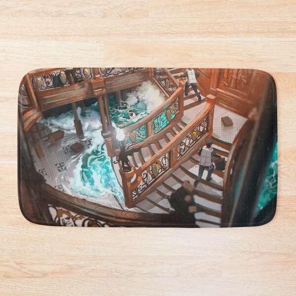 Item preview, The Grand Staircase - RMS Titanic painting - Artwork by Eliott Sontot designed and sold by Eliott Sontot.