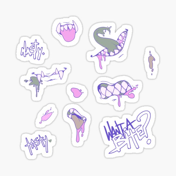 want a bite? pastel vers. Sticker