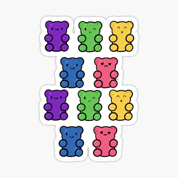 gummy bears Sticker