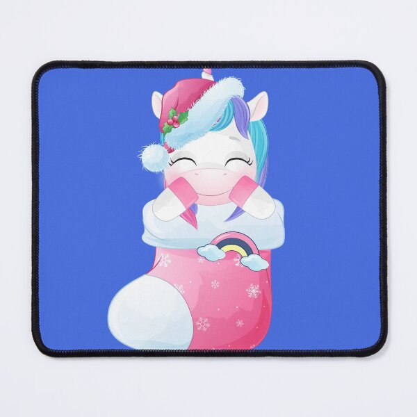 Item preview, Cute Unicorn Face Santa Hat Christmas Boot designed and sold by Ross-Sergey.