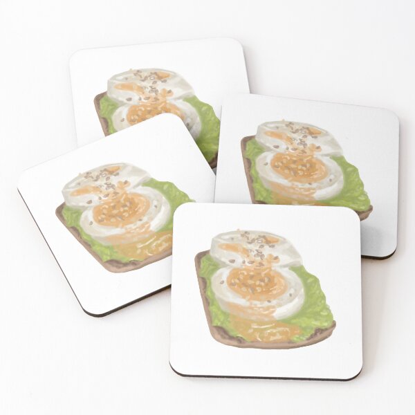 Item preview, Avocado and Eggs on Toast  designed and sold by ninprint.