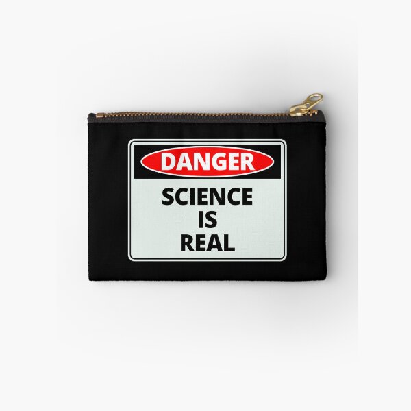 Item preview, Funny Caution Danger Sign Science is Real designed and sold by thehappylamb.