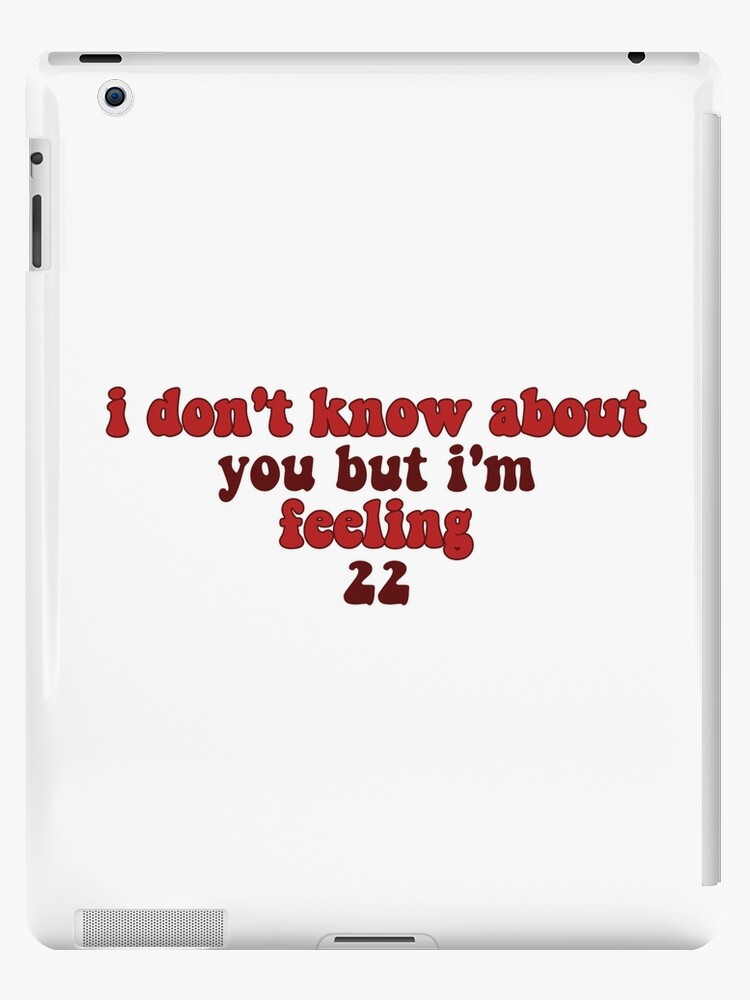 I Bet You Think About Me Taylor Swift iPad Case & Skin for Sale