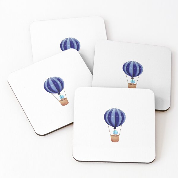Item preview, Cute toon in air baloon designed and sold by croscreates.