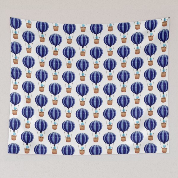 Item preview, Cute toon in air baloon designed and sold by croscreates.