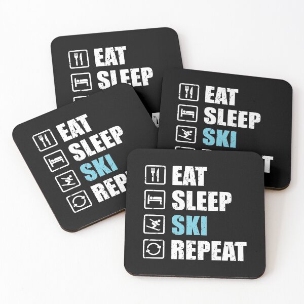 Item preview, Eat Sleep Ski Repeat designed and sold by Printend _.
