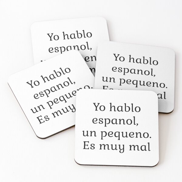 Item preview, Yo hablo espanol un pequeno. Es muy mal designed and sold by LittleDollGames.
