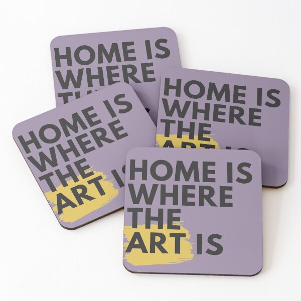 Item preview, Home Is Where The Art Is | Artists Gifts Wall Art Home Decor |  @heckinfarout  designed and sold by Two Otters Co.