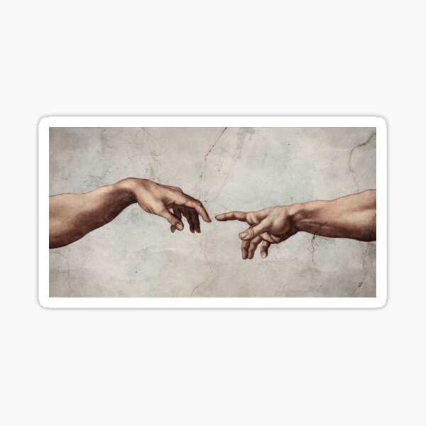 Item preview, The Creation of Adam Michelangelo di Lodovico Buonarroti Simoni designed and sold by kamilicaineven.