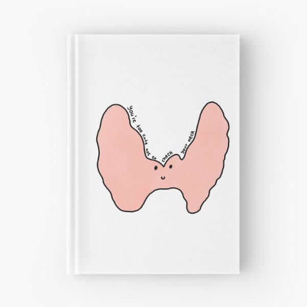 Item preview, Cute Pink Thyroid "Check Your Neck" designed and sold by EuropaPrints.