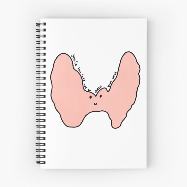 Item preview, Cute Pink Thyroid "Check Your Neck" designed and sold by EuropaPrints.