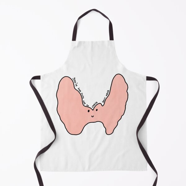 Item preview, Cute Pink Thyroid "Check Your Neck" designed and sold by EuropaPrints.
