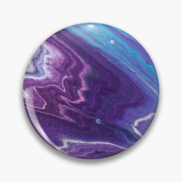 Item preview, Abstract Watercolor Marble Purple and Blue Paint  Splash designed and sold by silviaol.
