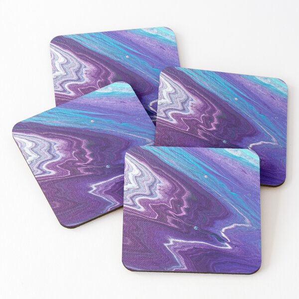 Item preview, Abstract Watercolor Marble Purple and Blue Paint  Splash designed and sold by silviaol.