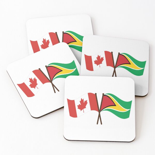 Item preview, Guyana Canada Unity Flags designed and sold by IdentiTee Studios.