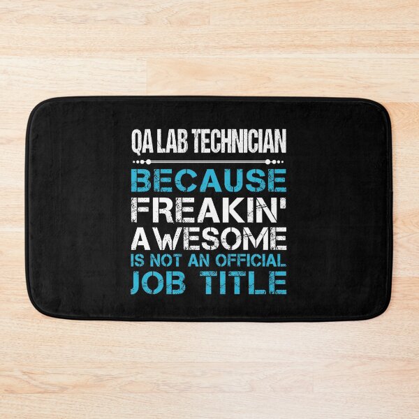 Item preview, Qa Lab Technician T Shirt - Freaking Awesome Job Gift Item Tee designed and sold by oetate4774.