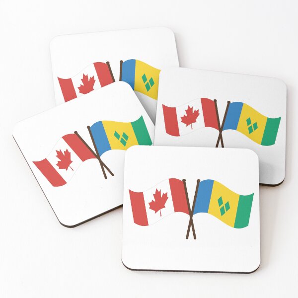 Item preview, St Vincent and the Grenadines Canada Unity Flags designed and sold by IdentiTee Studios.