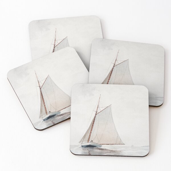 Item preview, Watercolor Painting Sailing off Gloucester (ca.1880) by Winslow Homer designed and sold by Designedbysm.