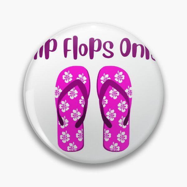 Item preview, Flip Flops Only Vibrant Magenta Flips Flops designed and sold by silviaol.