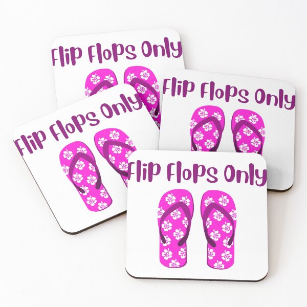 Item preview, Flip Flops Only Vibrant Magenta Flips Flops designed and sold by silviaol.