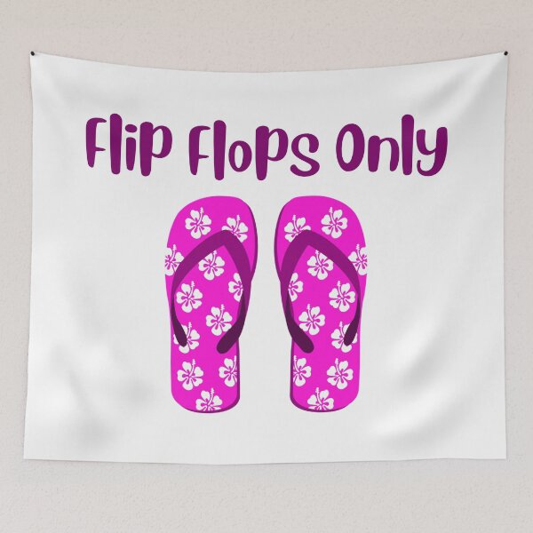Item preview, Flip Flops Only Vibrant Magenta Flips Flops designed and sold by silviaol.