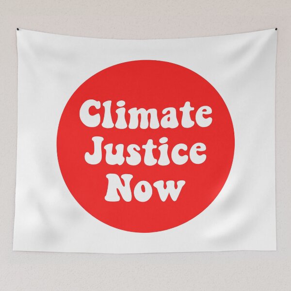 Item preview, Climate Justice Now designed and sold by Picket Club.