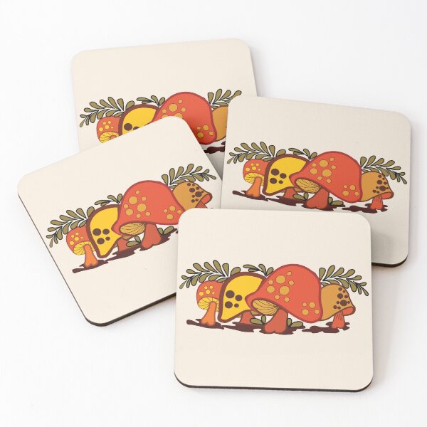 Item preview, Vintage Mushroom Party designed and sold by DOTSCdesign.