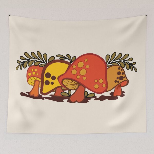 Item preview, Vintage Mushroom Party designed and sold by DOTSCdesign.