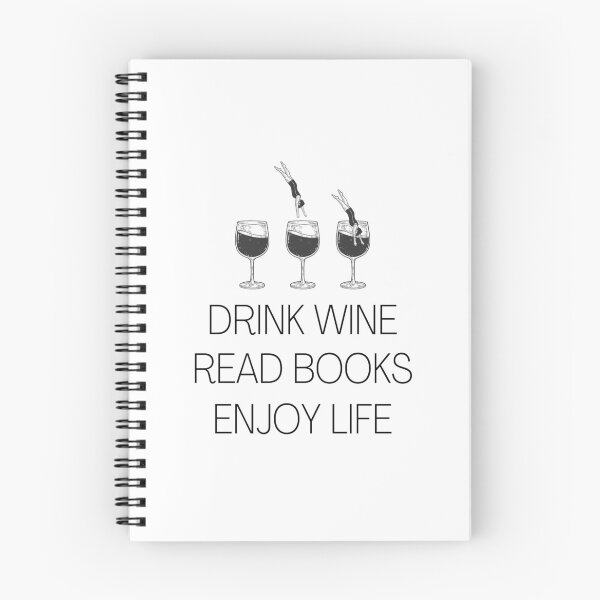 Item preview, Drink wine, read books, enjoy life designed and sold by ToastyCork.