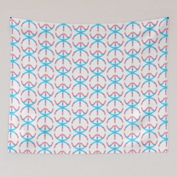 Item preview, Peace and Transgender Pride #1 designed and sold by NovotnyDesigns.