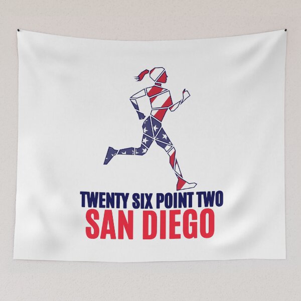 Item preview, MARATHON WOMAN SAN DIEGO designed and sold by the Zarock Shop.