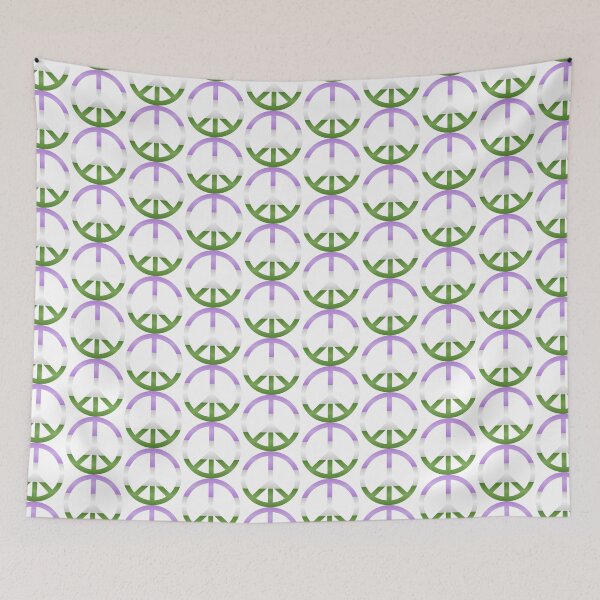 Item preview, Peace and Genderqueer Pride #1 designed and sold by NovotnyDesigns.