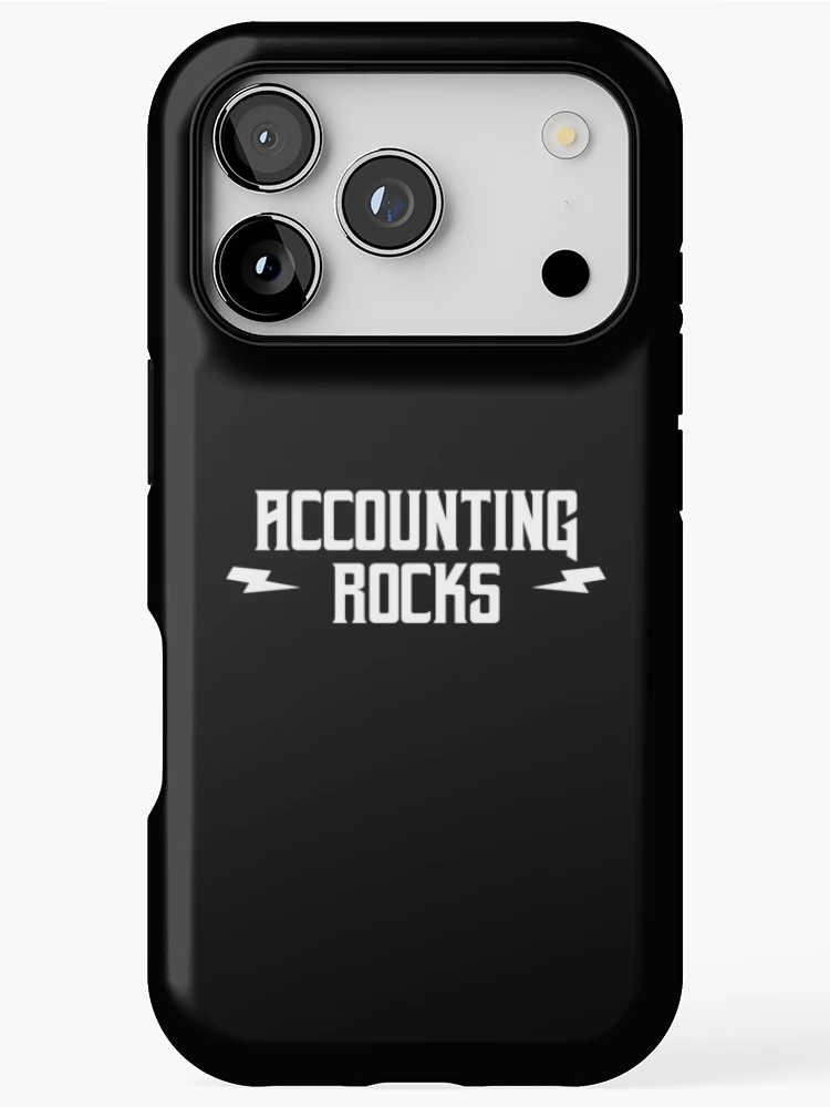 Thumbnail 1 of 4, iPhone Case, Accounting Rocks designed and sold by teesaurus.