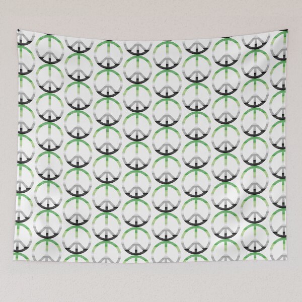 Item preview, Peace and Aromantic Pride #1 designed and sold by NovotnyDesigns.