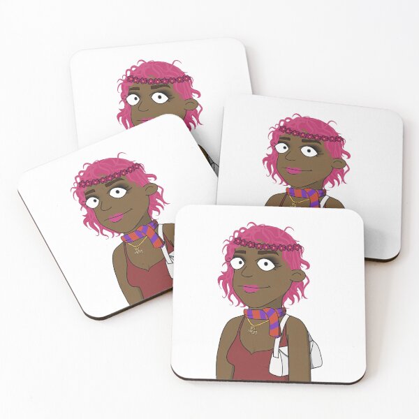 Item preview, CryptoMom # 6164 tendencia madre cabello rosado designed and sold by PetTotem.