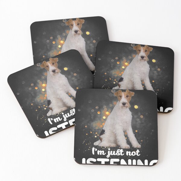 Item preview, Wire Fox Terrier Dog I Hear You Not Listening T-Shirt designed and sold by Miktkins.