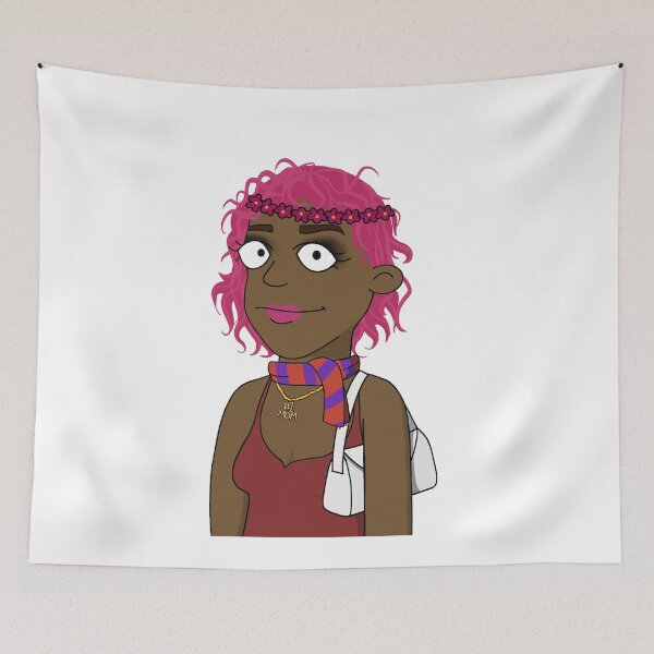 Item preview, CryptoMom #6164 trend mother  Pink hair designed and sold by PetTotem.