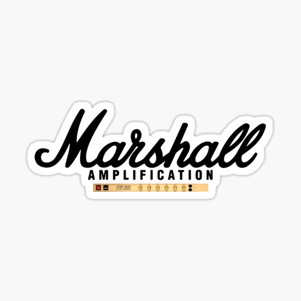 "Marshall Amp 7hdb, For Men Women Black Graphic Fashion, For Women 2" Sticker for Sale by AFDVXF