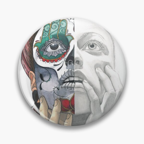 Item preview, Sugar Skull Self-Portrait designed and sold by Gauthtistic.