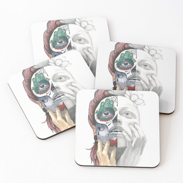Item preview, Sugar Skull Self-Portrait designed and sold by Gauthtistic.
