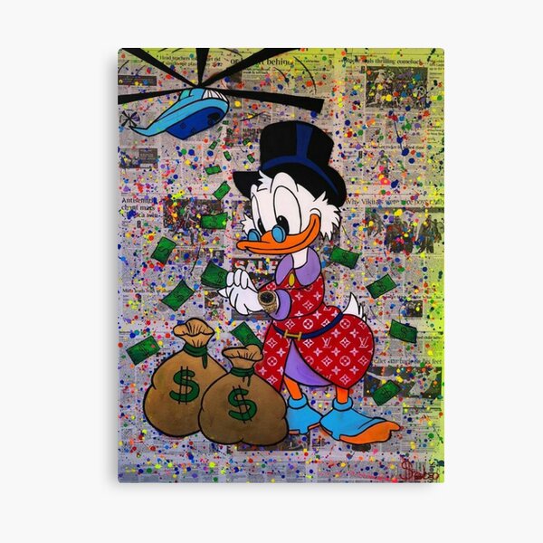 Picsou Impression sur toile
