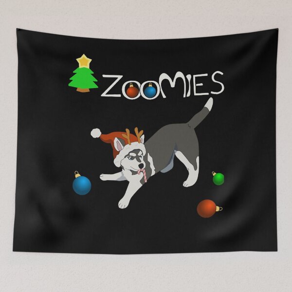 Item preview, Xmas-zoomies-Classic-T-Shirt designed and sold by KimberlyAda1.