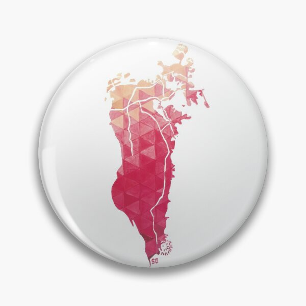 Item preview, Bahrain Sticker designed and sold by SharlaPaints.