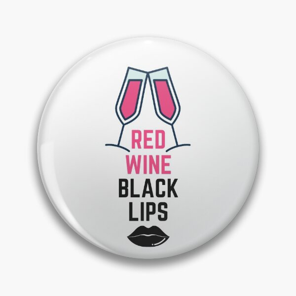 Item preview, Red wine, black lips designed and sold by ToastyCork.