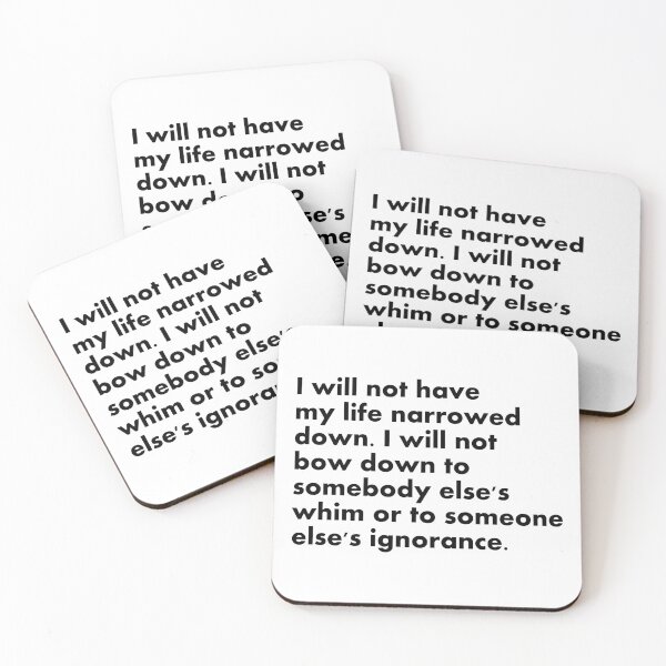 Item preview, I will not have my life narrowed down designed and sold by Inspirationmotivation.