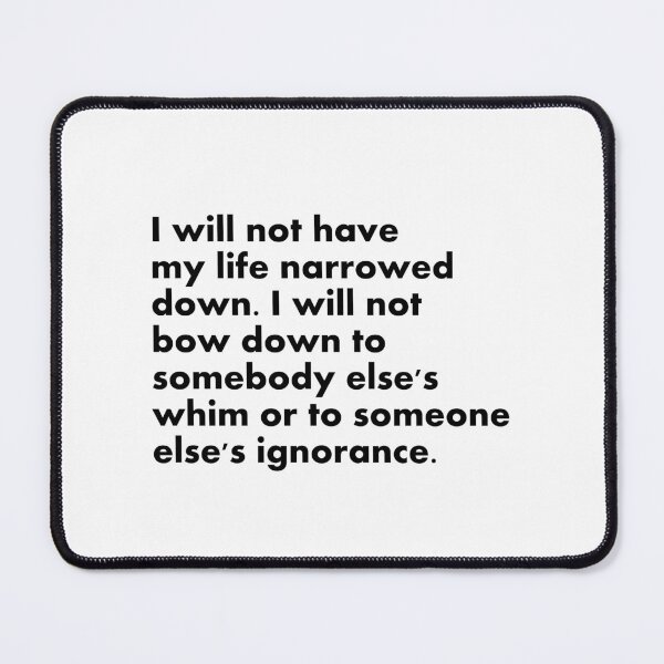 Item preview, I will not have my life narrowed down designed and sold by Inspirationmotivation.