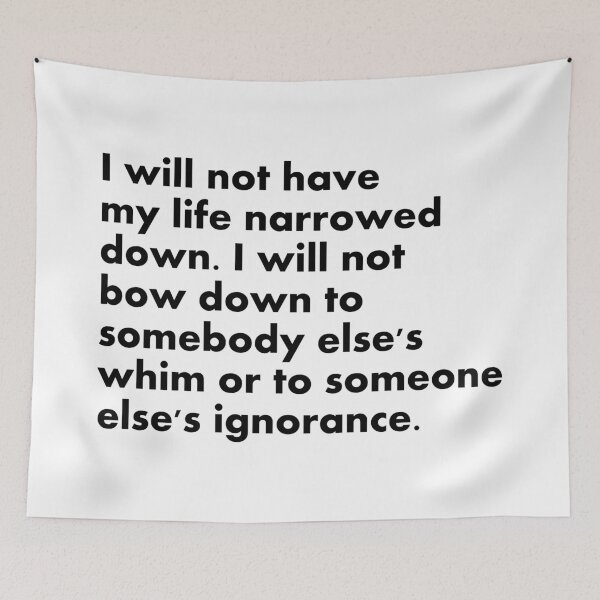 Item preview, I will not have my life narrowed down designed and sold by Inspirationmotivation.